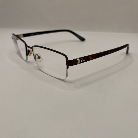 Colours by Alexander Julian Eyeglasses Adderly Frames Only Brown 55-18-140 - Picture 3 of 6